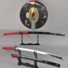 Katana tradicional japonesa hecha a mano con hoja de acero al carbono